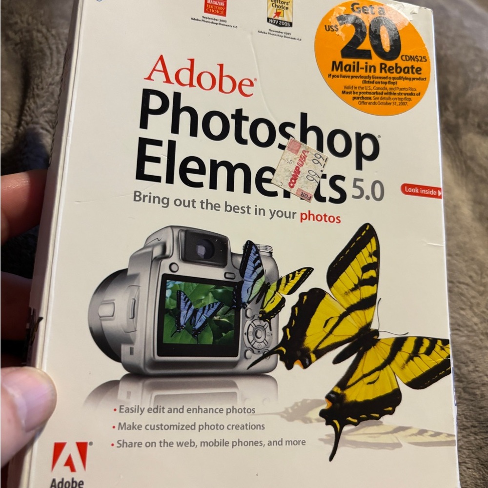 Adobe Photoshop Elements 5.0 Software.
